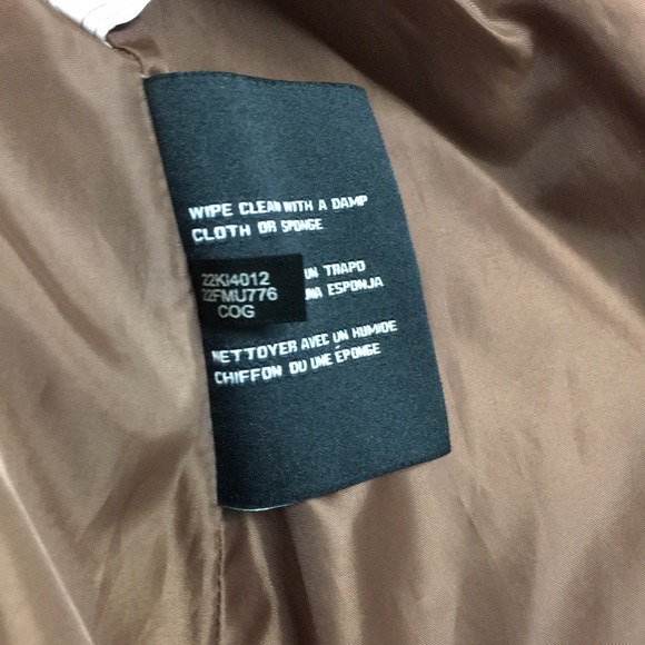 Brown Leather Cognac/ Bomber Motto Jacket 🧥 - Picture 7 of 8